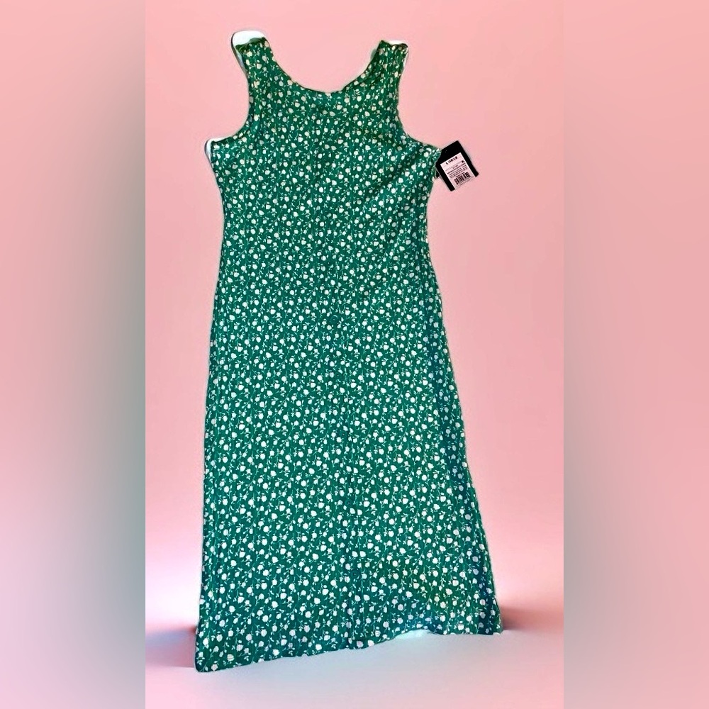 Green Floral Dress